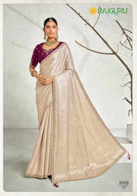 Ruchi By Rajguru Fancy Work Designer Saree Wholesale Price In Surat